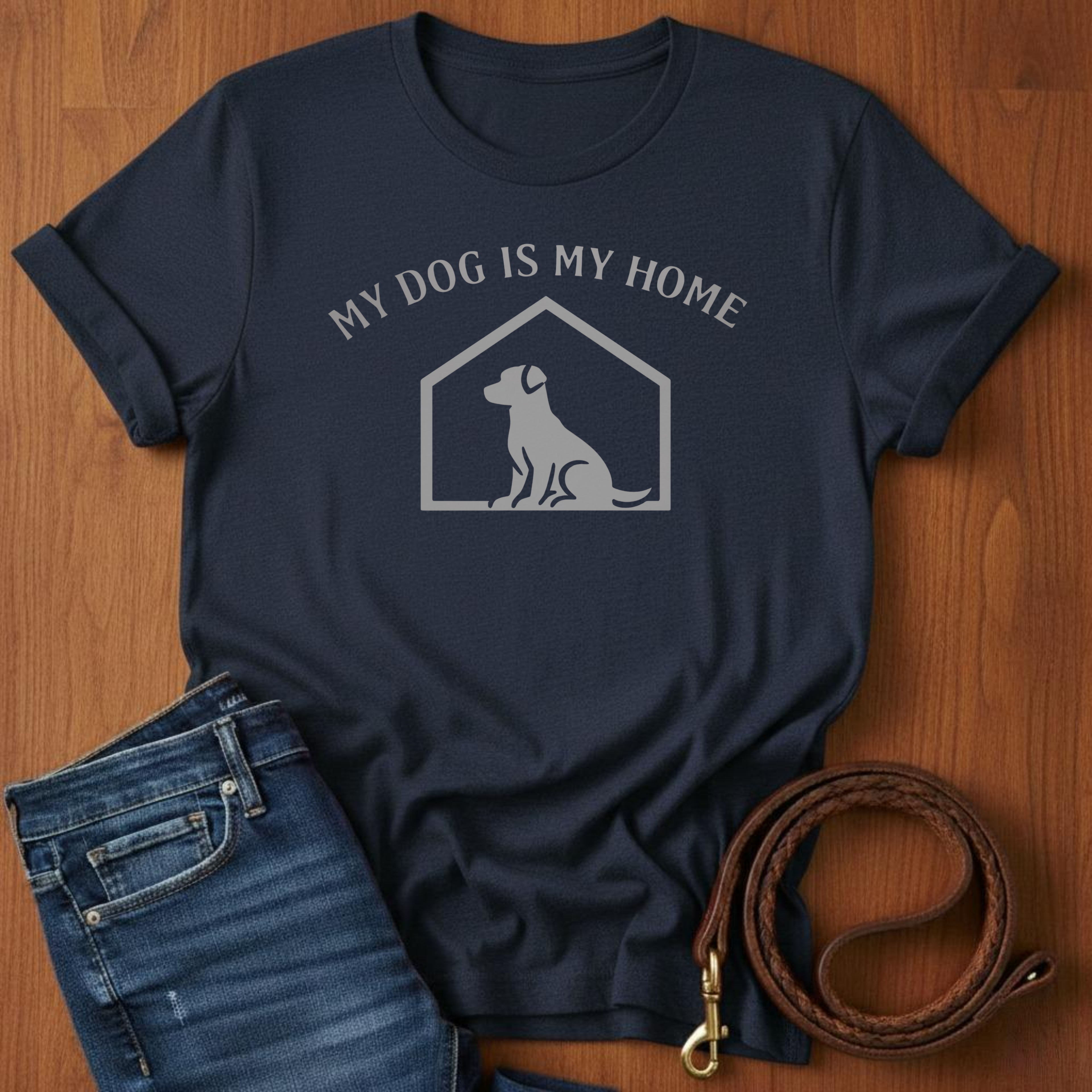 My Dog is My Home Puppy T-Shirt — dog lover t-shirt by Always My Dog
