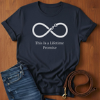 This Is A Lifetime Promise Leash T-Shirt — detail view — Always My Dog