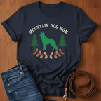 Mountain Dog Mom German Shepherd T-Shirt — alternate color — Always My Dog