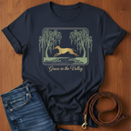 Grace in the Valley Greyhound T-Shirt — detail view — Always My Dog