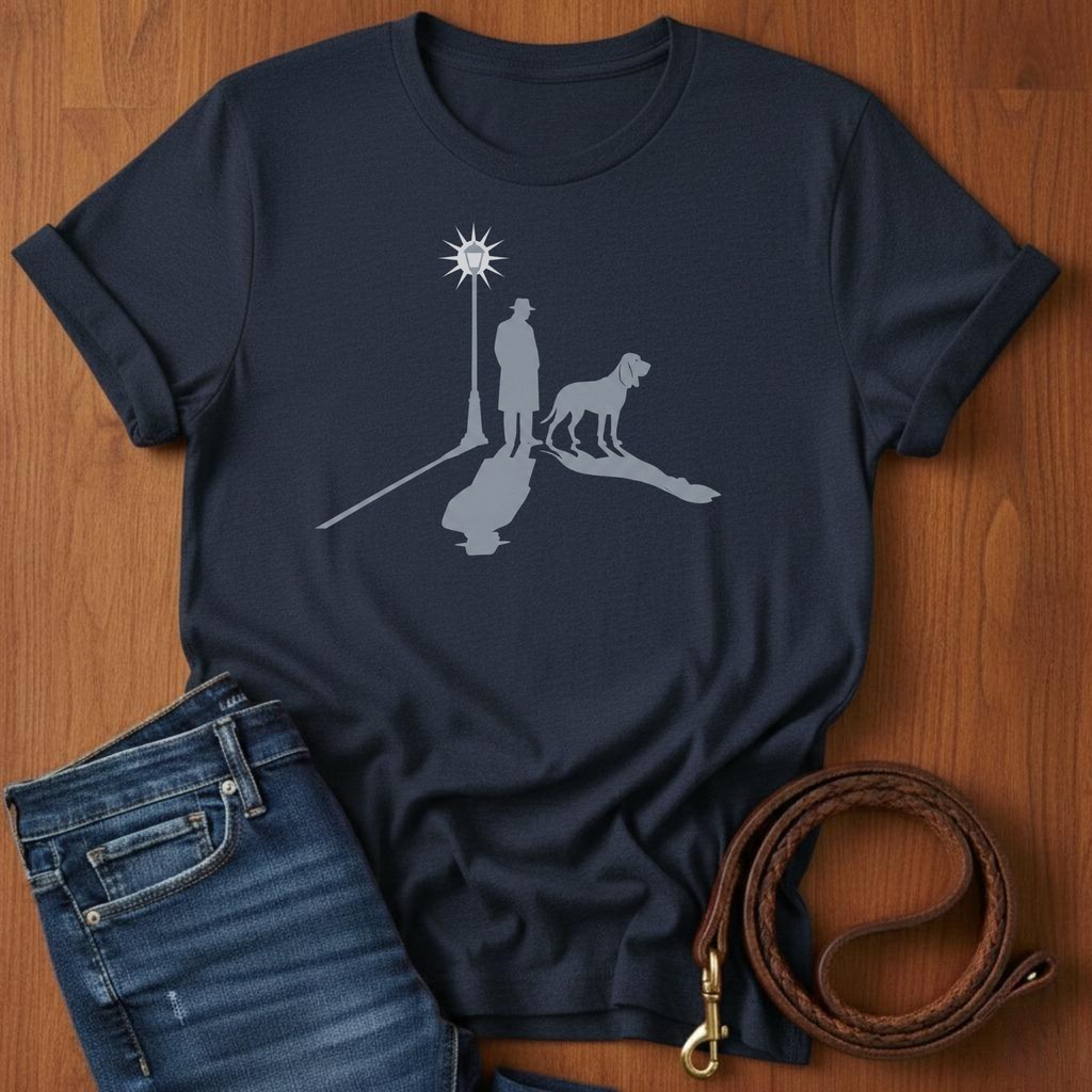 Cinematic Man and Dog T-Shirt