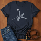 Cinematic Man and Dog T-Shirt