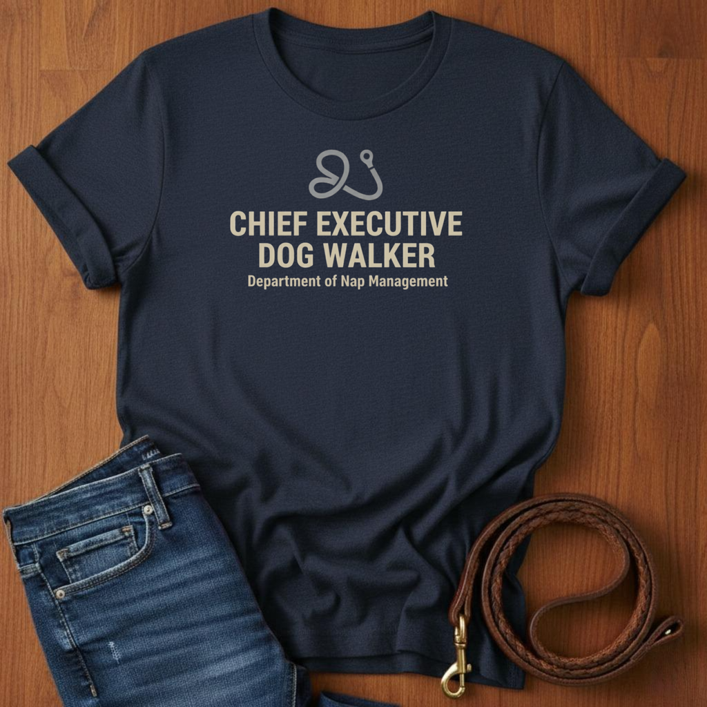 Chief Executive Dog Walker T-Shirt