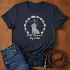 Little Moments, Big Fields French Bulldog T-Shirt — detail view — Always My Dog