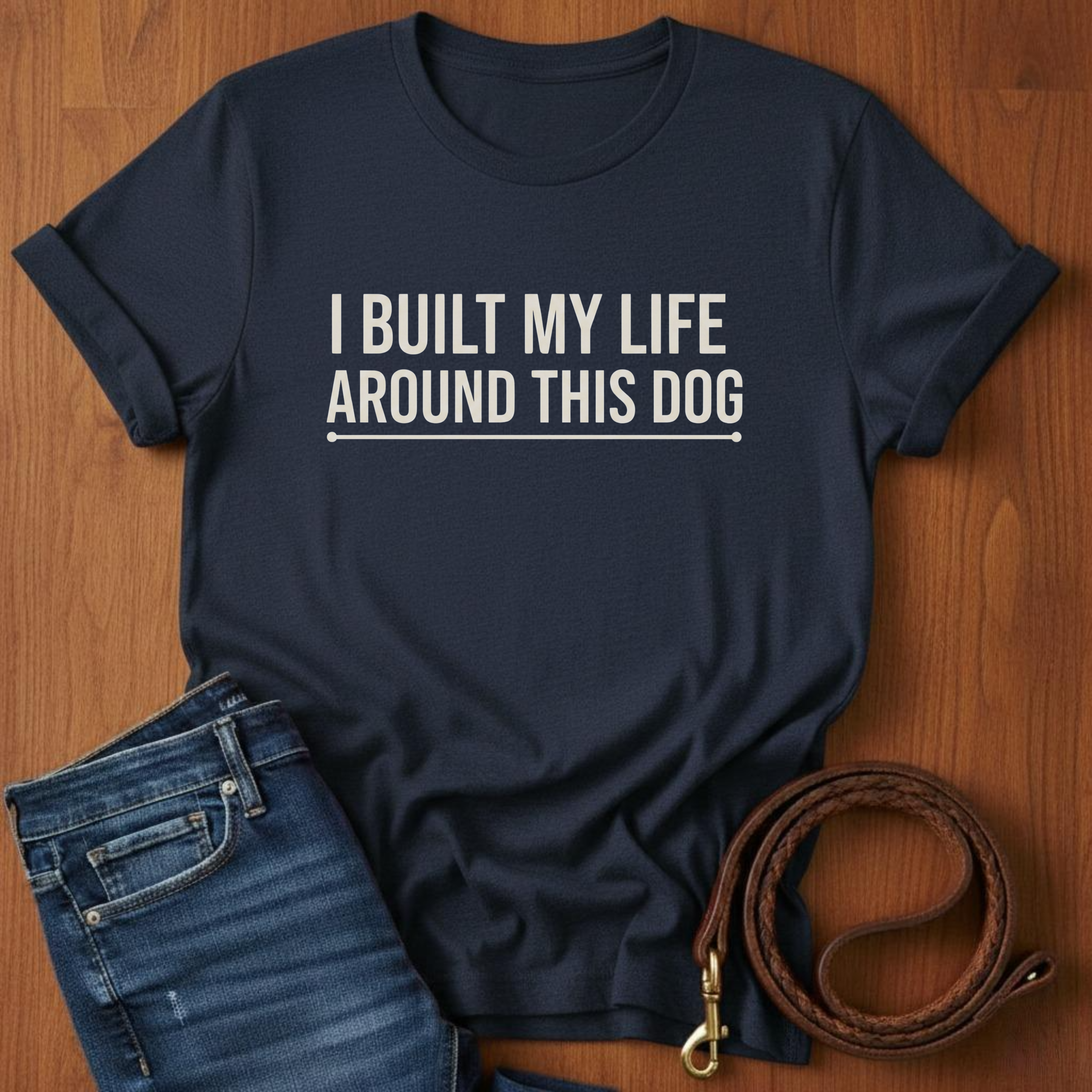 I Built My Life Around This Dog T-Shirt — detail view — Always My Dog