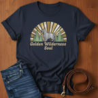 Golden Wilderness Soul Spaniel T-Shirt — detail view — Always My Dog