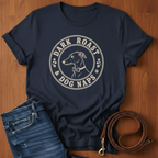 Dark Roast Dog Naps T-Shirt — detail view — Always My Dog