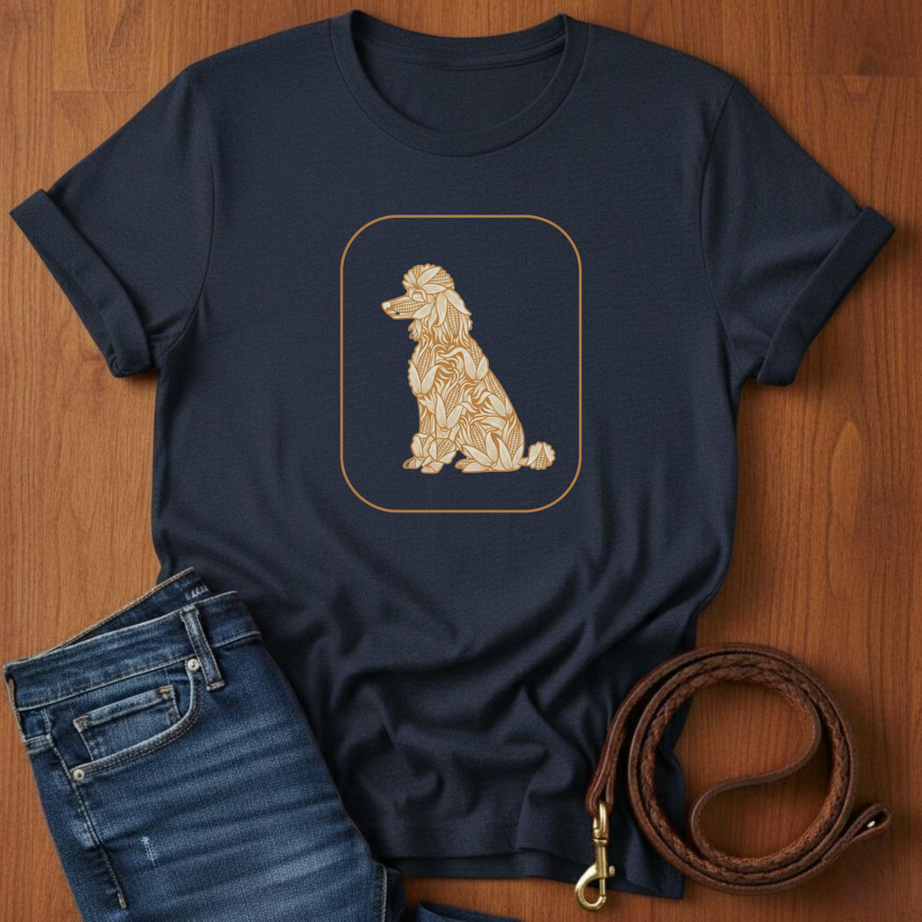 Corn Husk Country Poodle T-Shirt