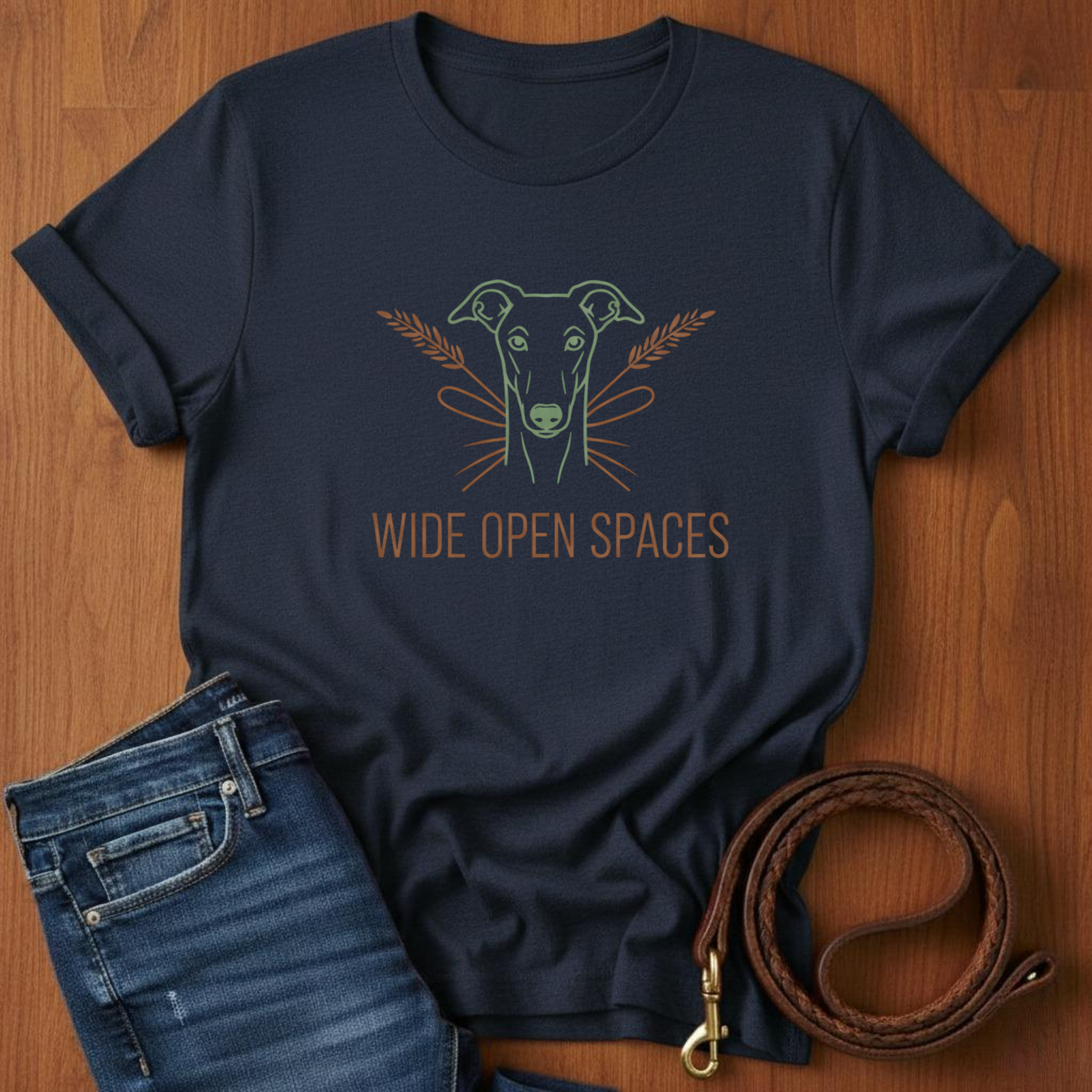 Wide Open Spaces Greyhound T-Shirt