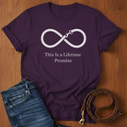 This Is A Lifetime Promise Leash T-Shirt — close-up — Always My Dog