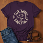 Dark Roast Dog Naps T-Shirt — detail view — Always My Dog