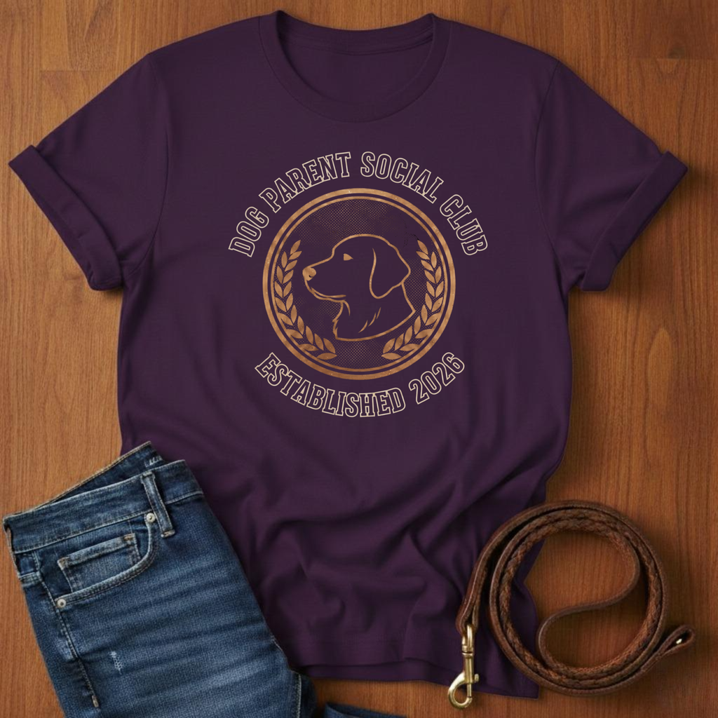 Dog Parent Social Club T-Shirt — detail view — Always My Dog