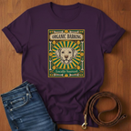 Organic Barking Labrador Retriever T-Shirt — close-up — Always My Dog
