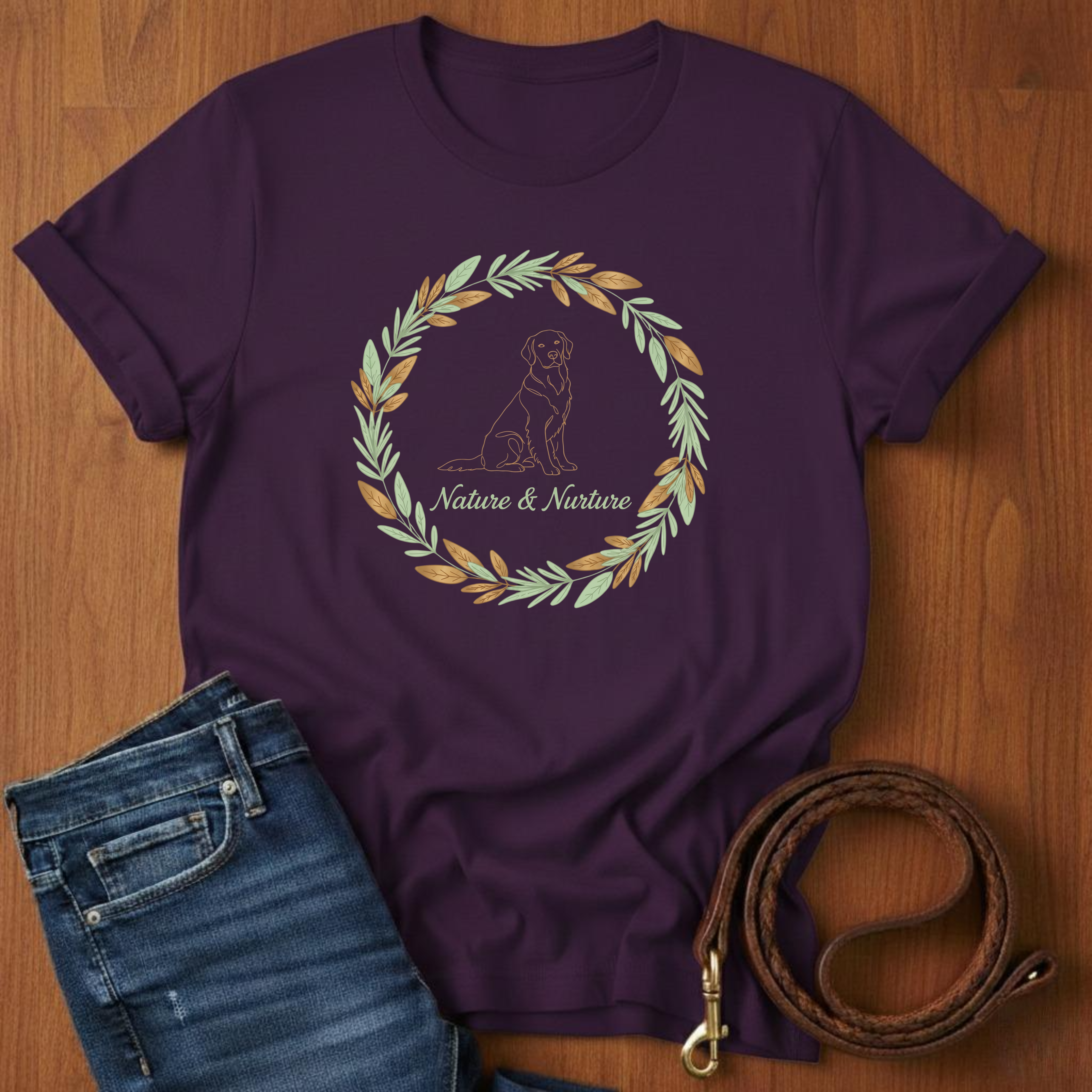 Nature And Nurture T-Shirt — alternate color — Always My Dog