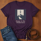 Home is the Wilderness T-Shirt — close-up — Always My Dog