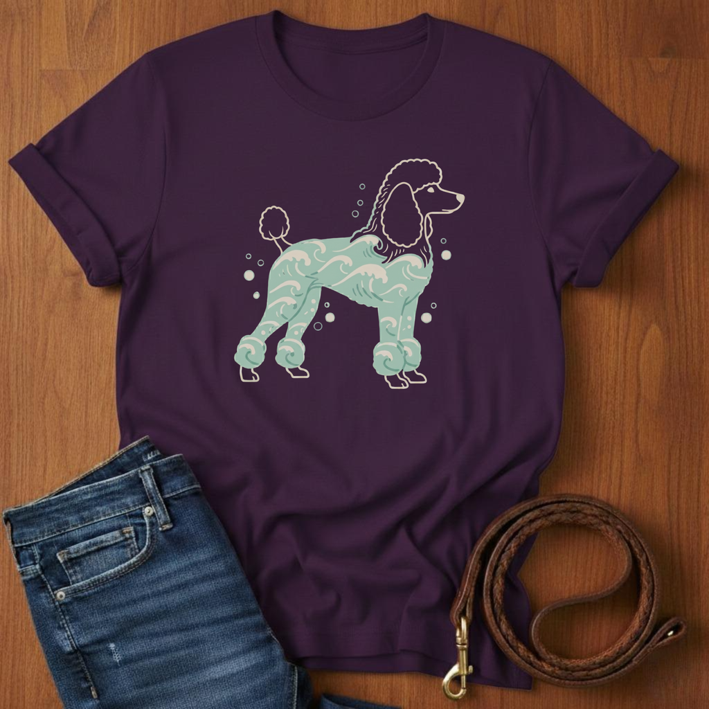 Poodle and Waves T-Shirt