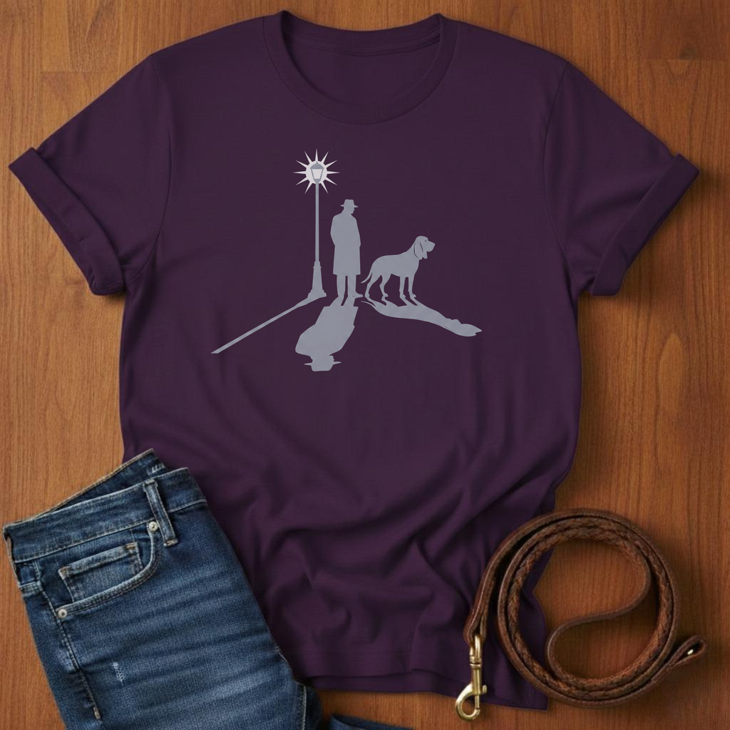 Cinematic Man and Dog T-Shirt