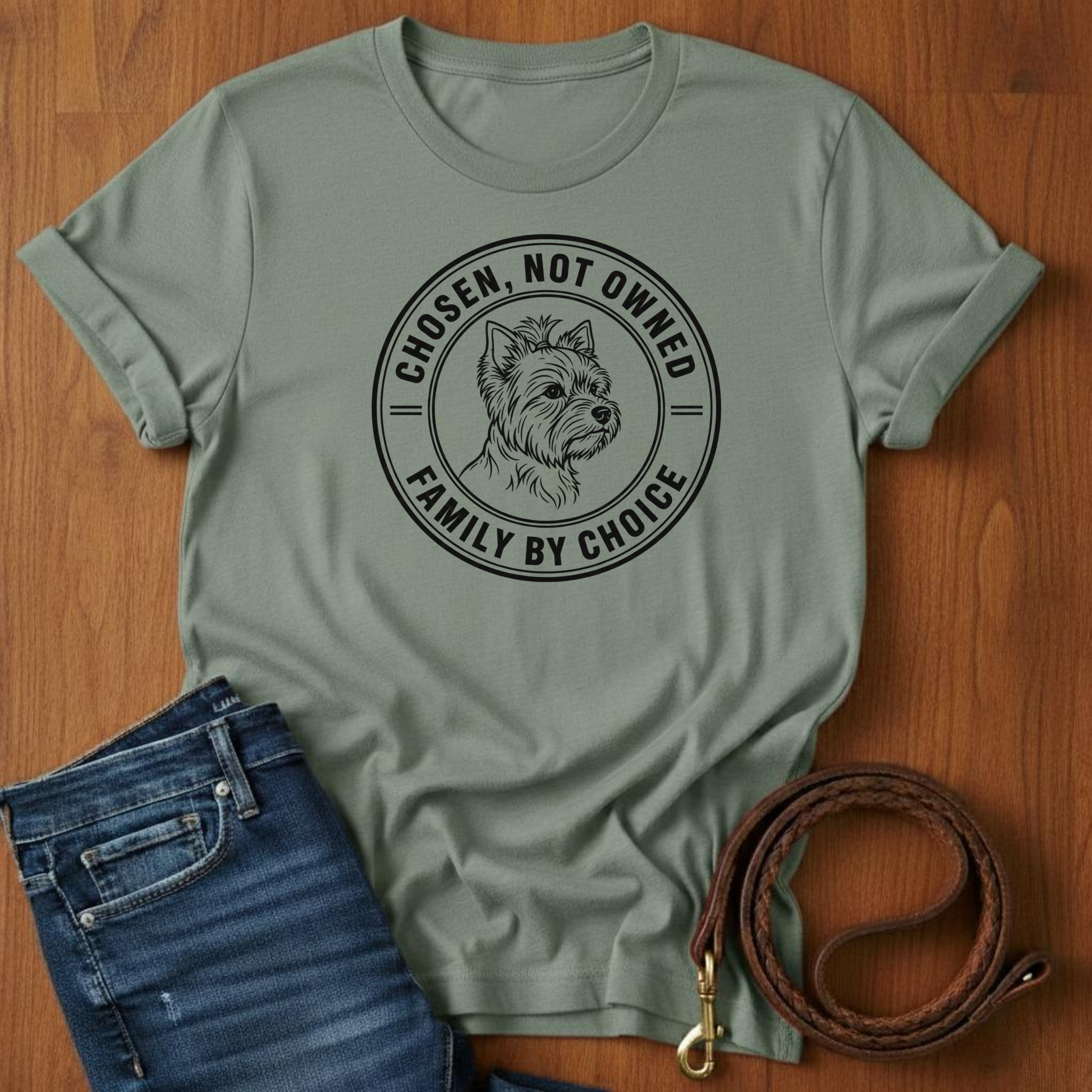 Chosen, Not Owned Yorkshire Terrier T-Shirt