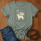 Simple Country Living Golden Retriever T-Shirt