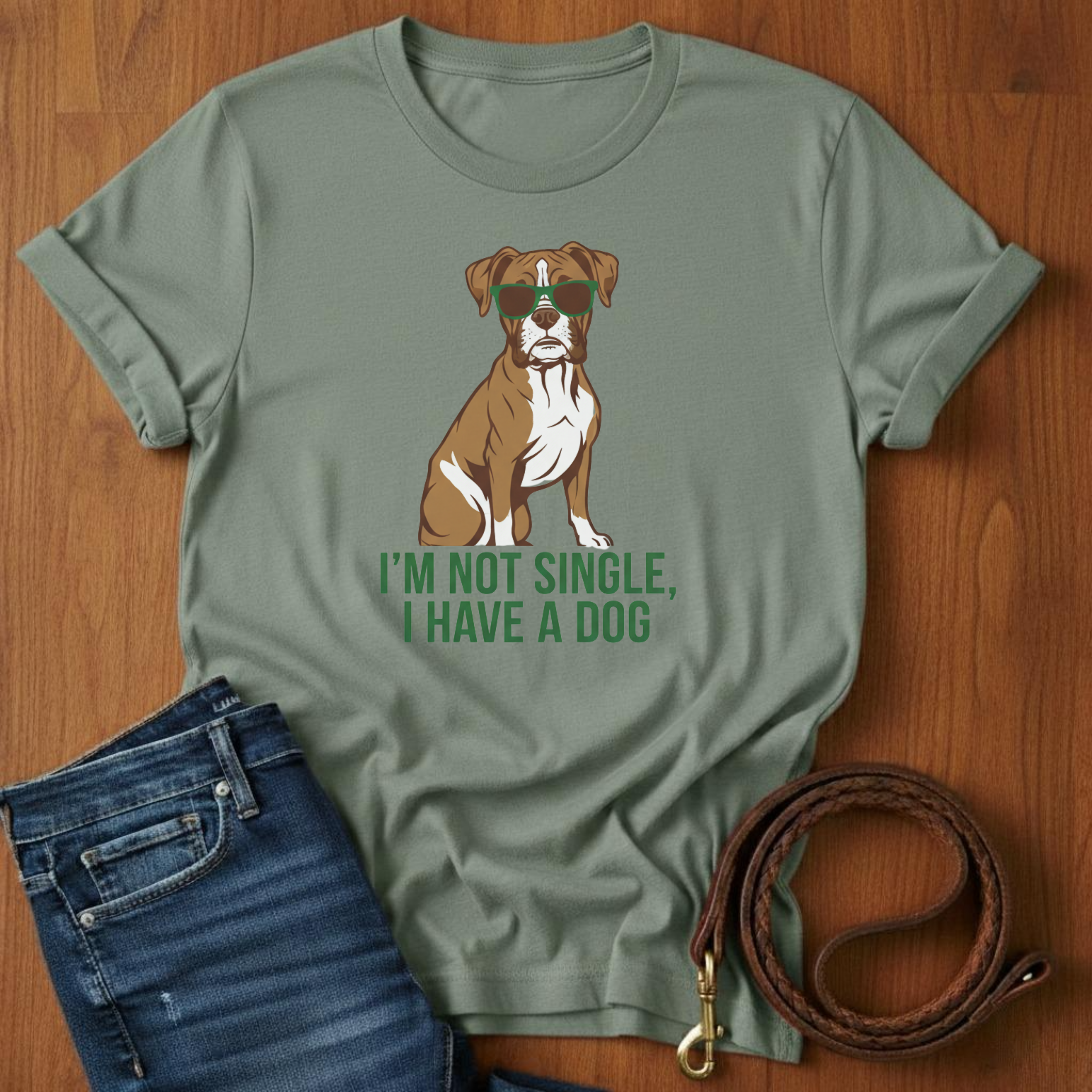 I'm Not Single T-Shirt — dog lover t-shirt by Always My Dog