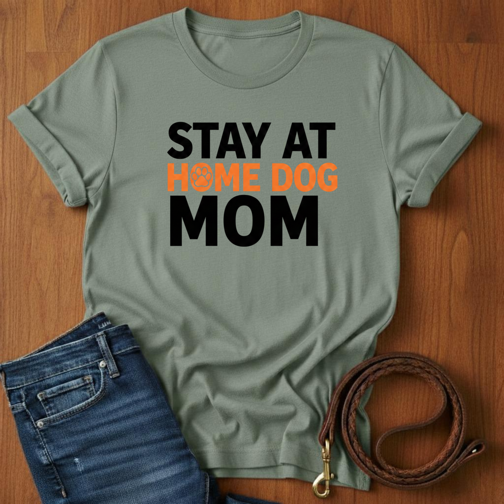 Stay At Home Dog Mom T-Shirt