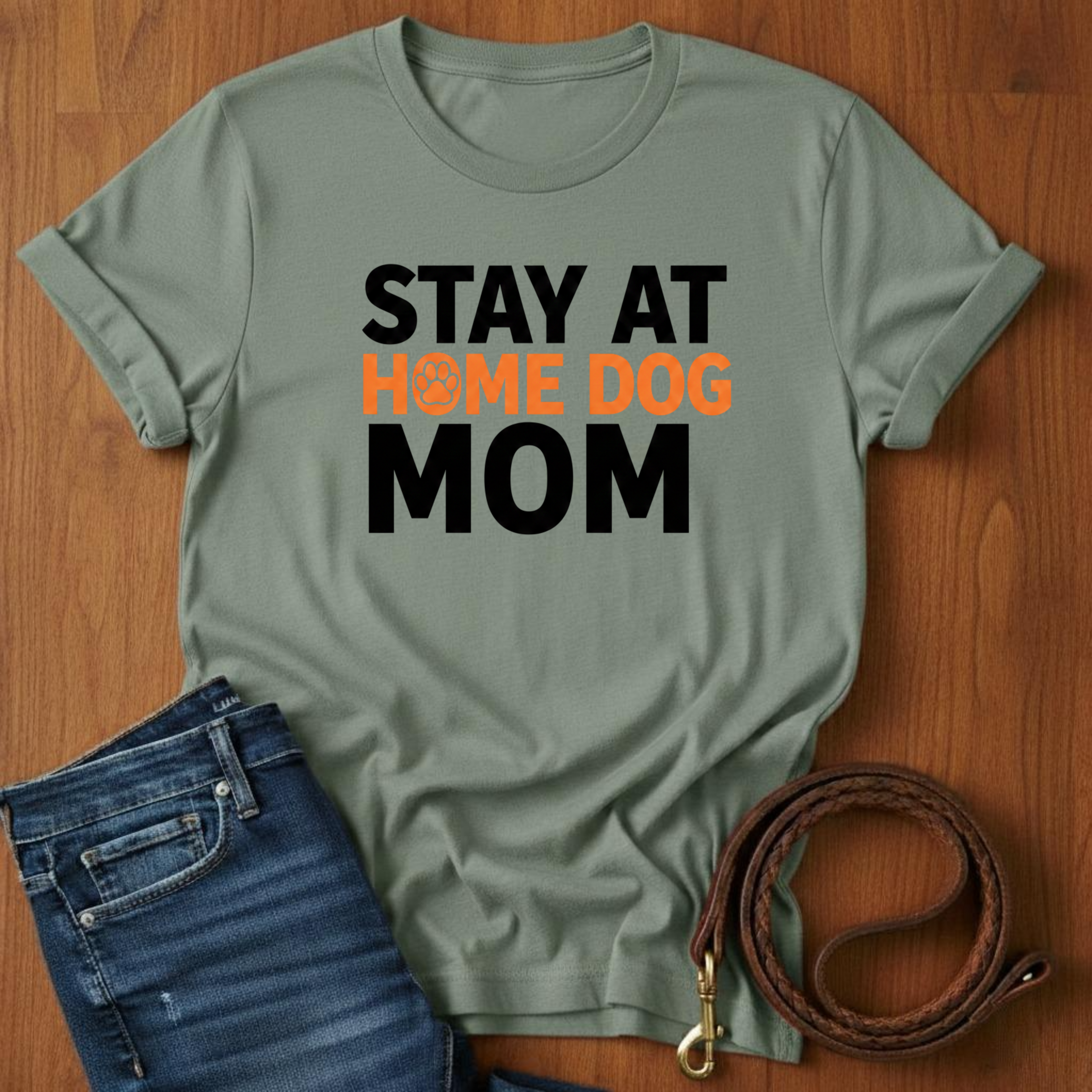 Stay At Home Dog Mom T-Shirt
