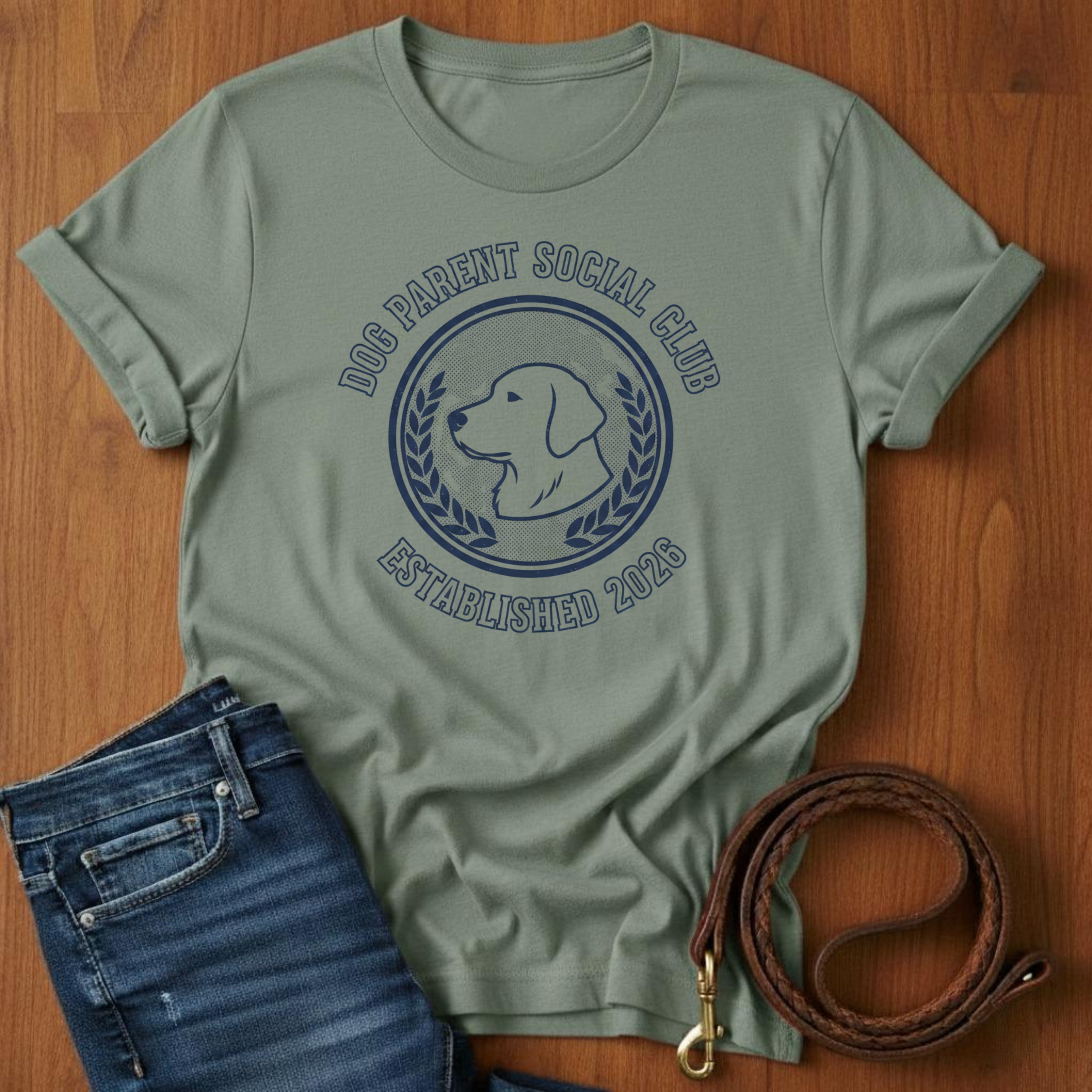 Dog Parent Social Club T-Shirt — lifestyle shot — Always My Dog