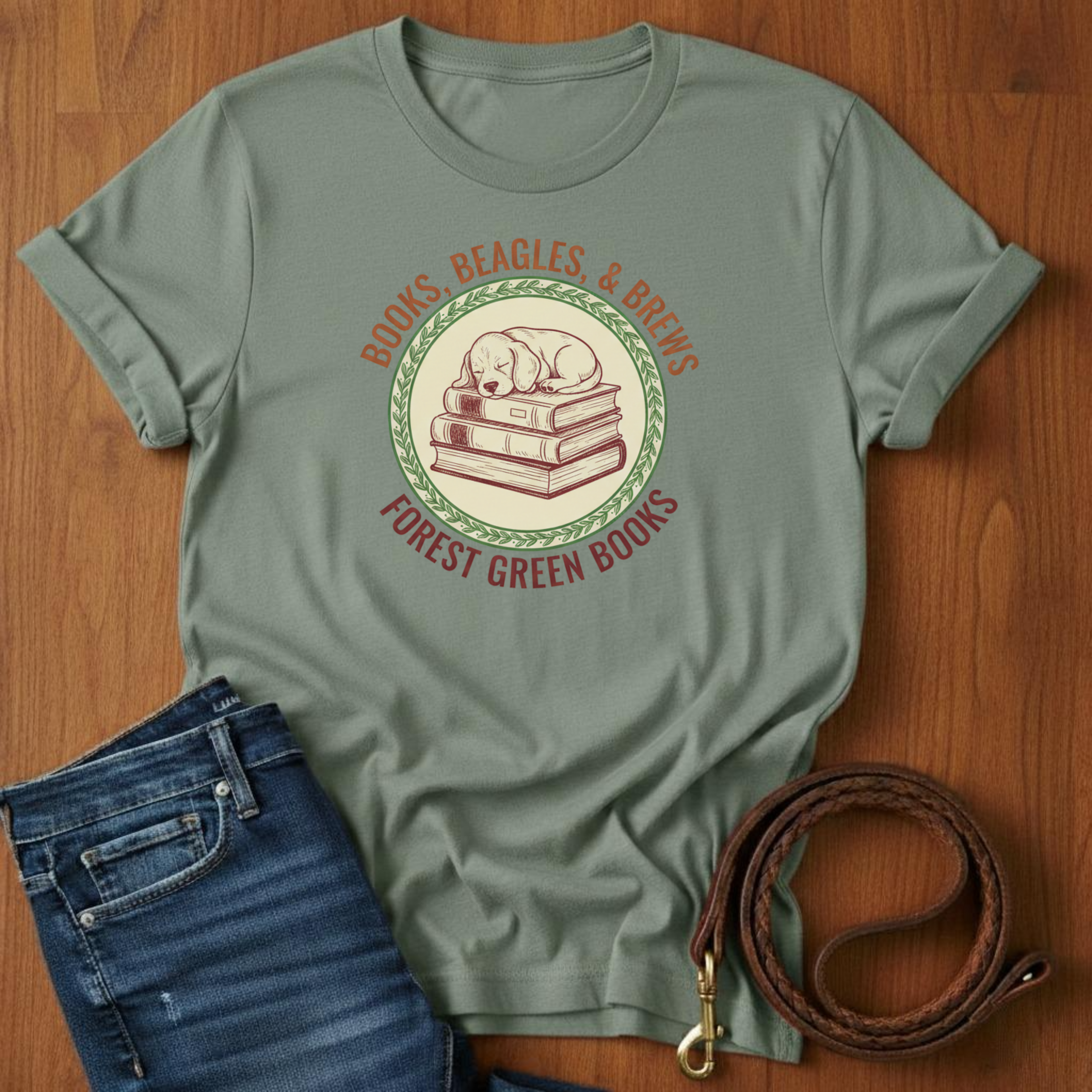 Books, Beagles, and Brews T-Shirt