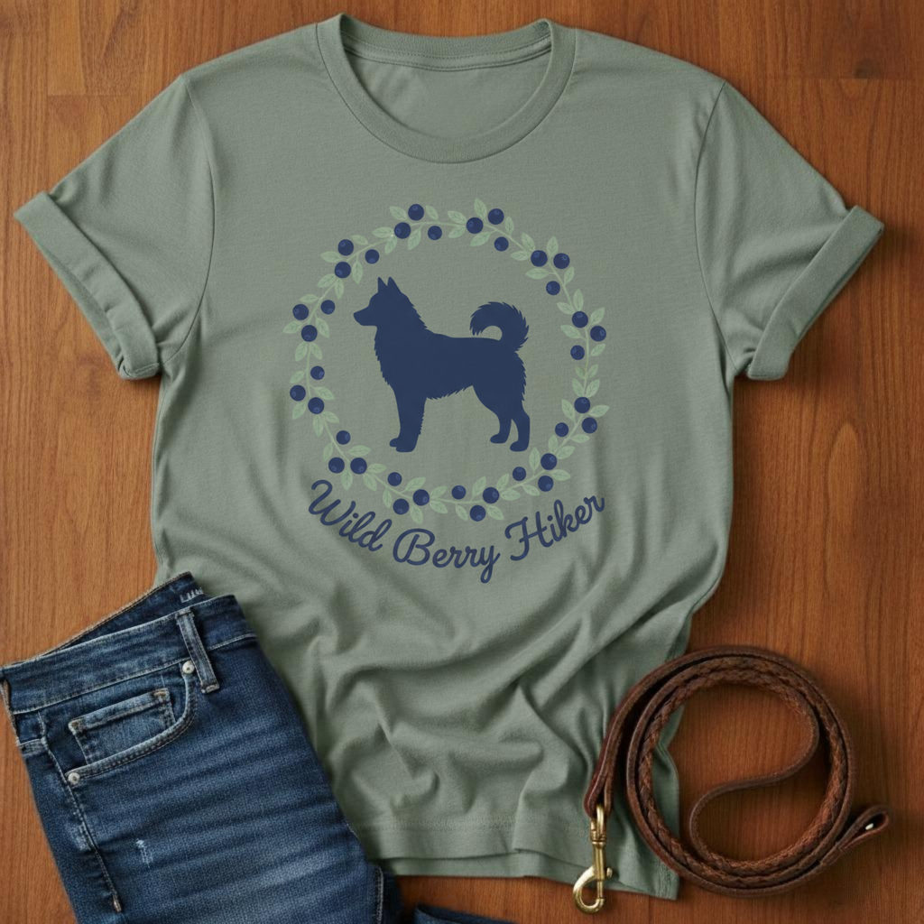 Wild Berry Hiker Akita T-Shirt