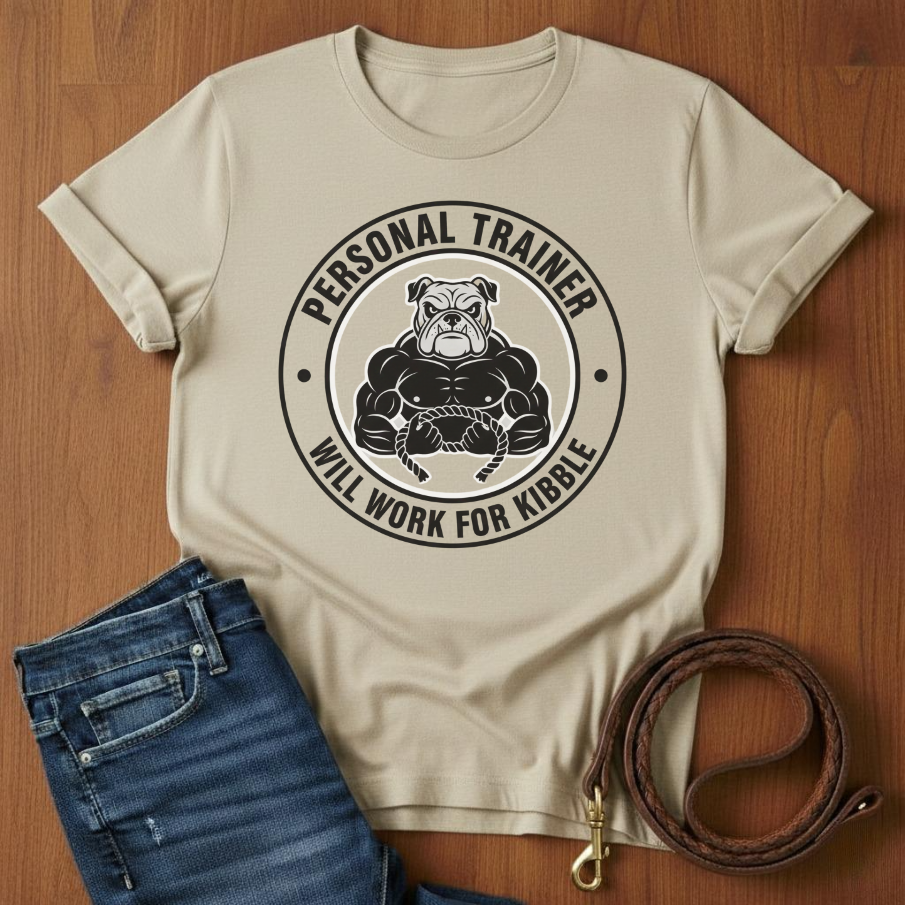 Personal Trainer Bulldog T-Shirt