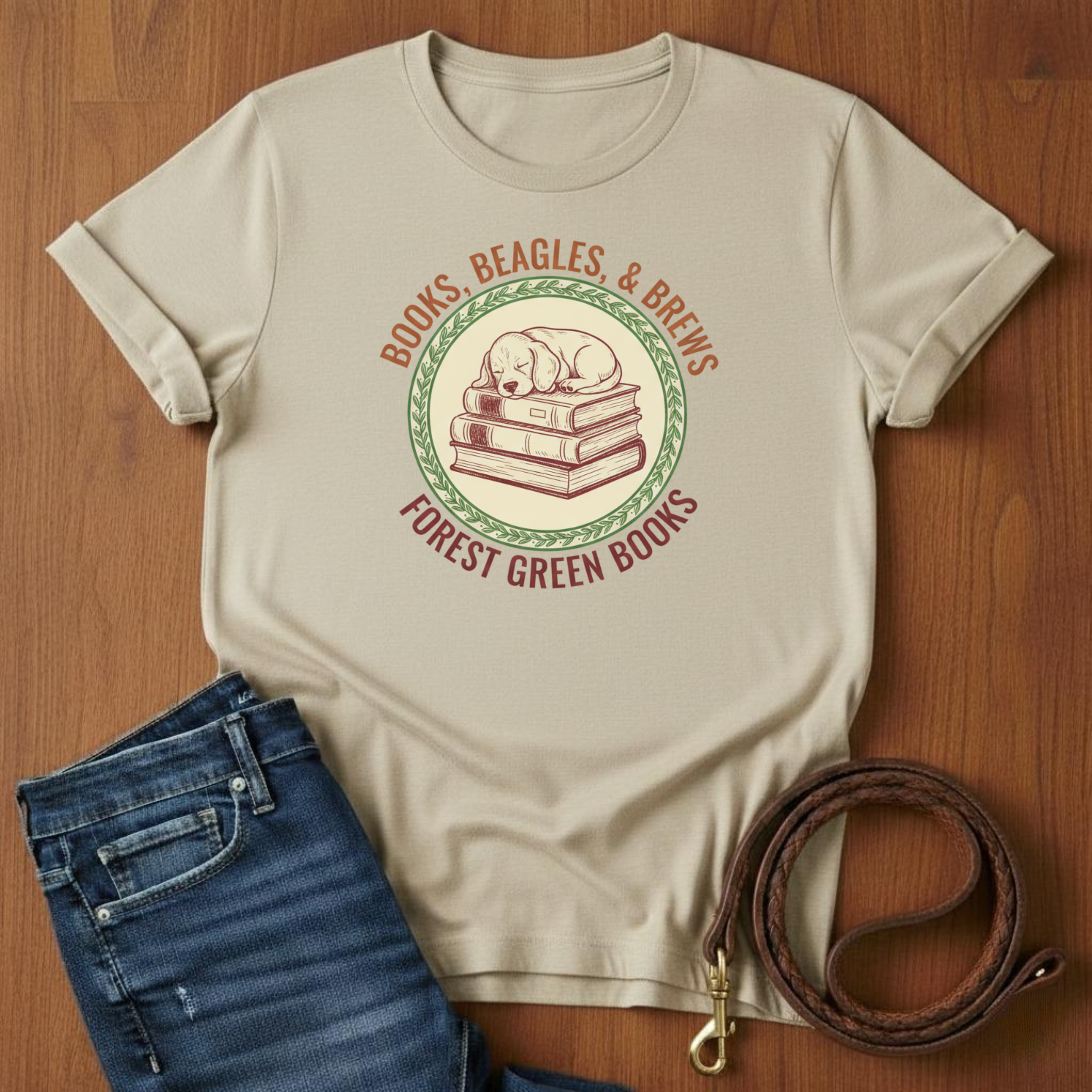 Books, Beagles, and Brews T-Shirt