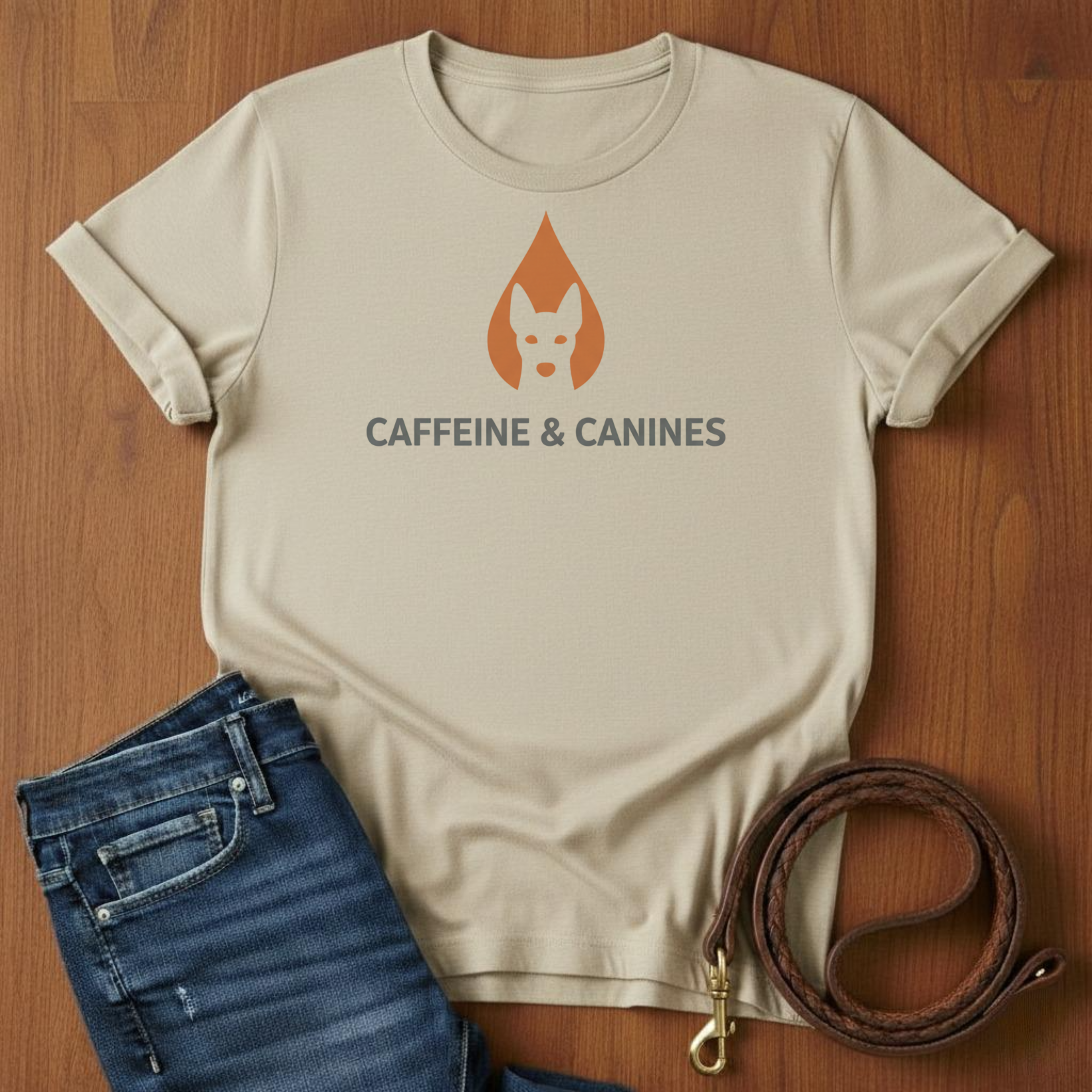 Caffeine and Canines T-Shirt