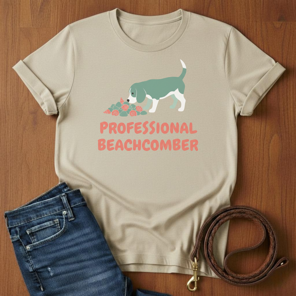 Professional Beachcomber Beagle T-Shirt