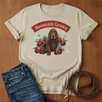 Mountain Grown Basset Hound T-Shirt — lifestyle shot — Always My Dog