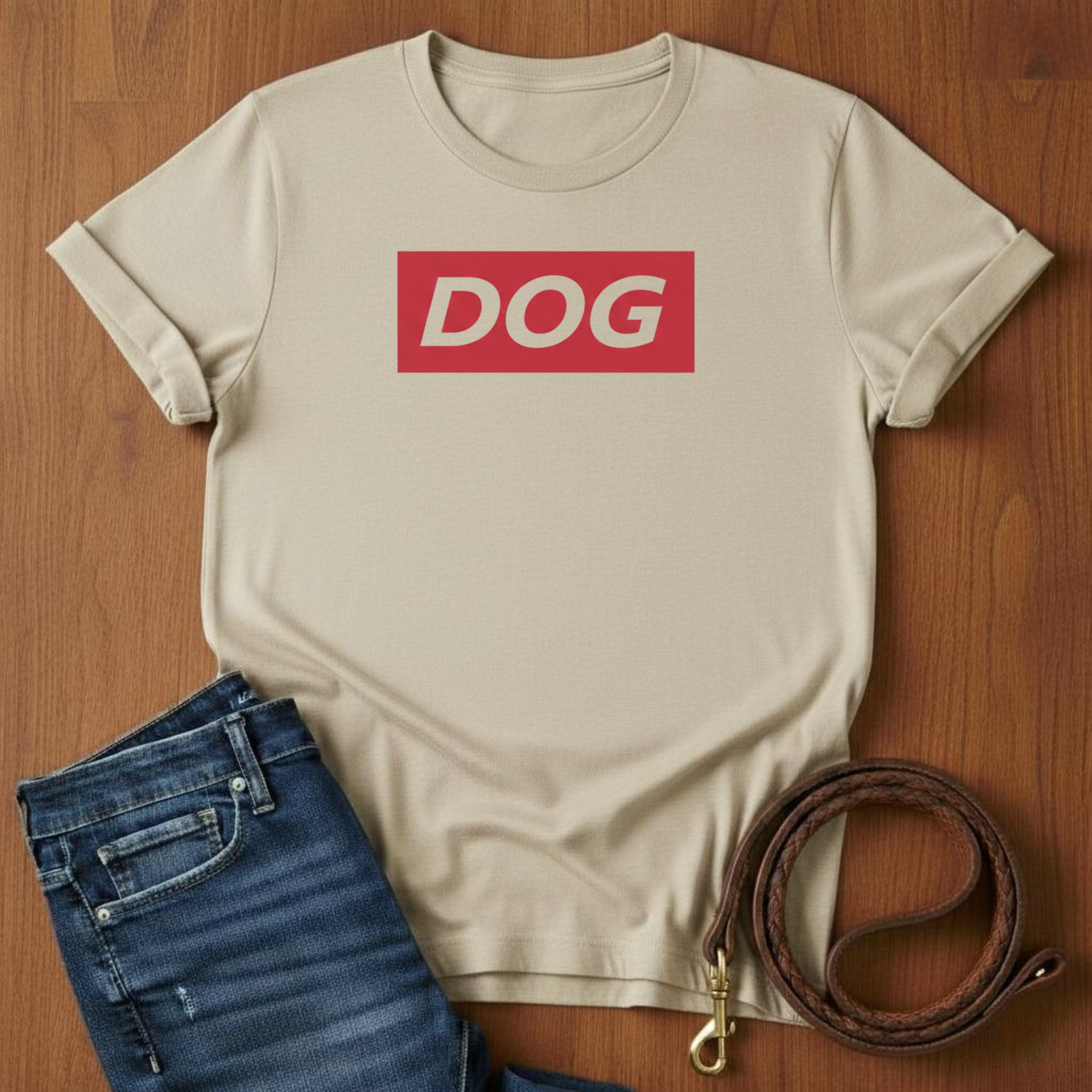Red Dog T-Shirt — alternate color — Always My Dog