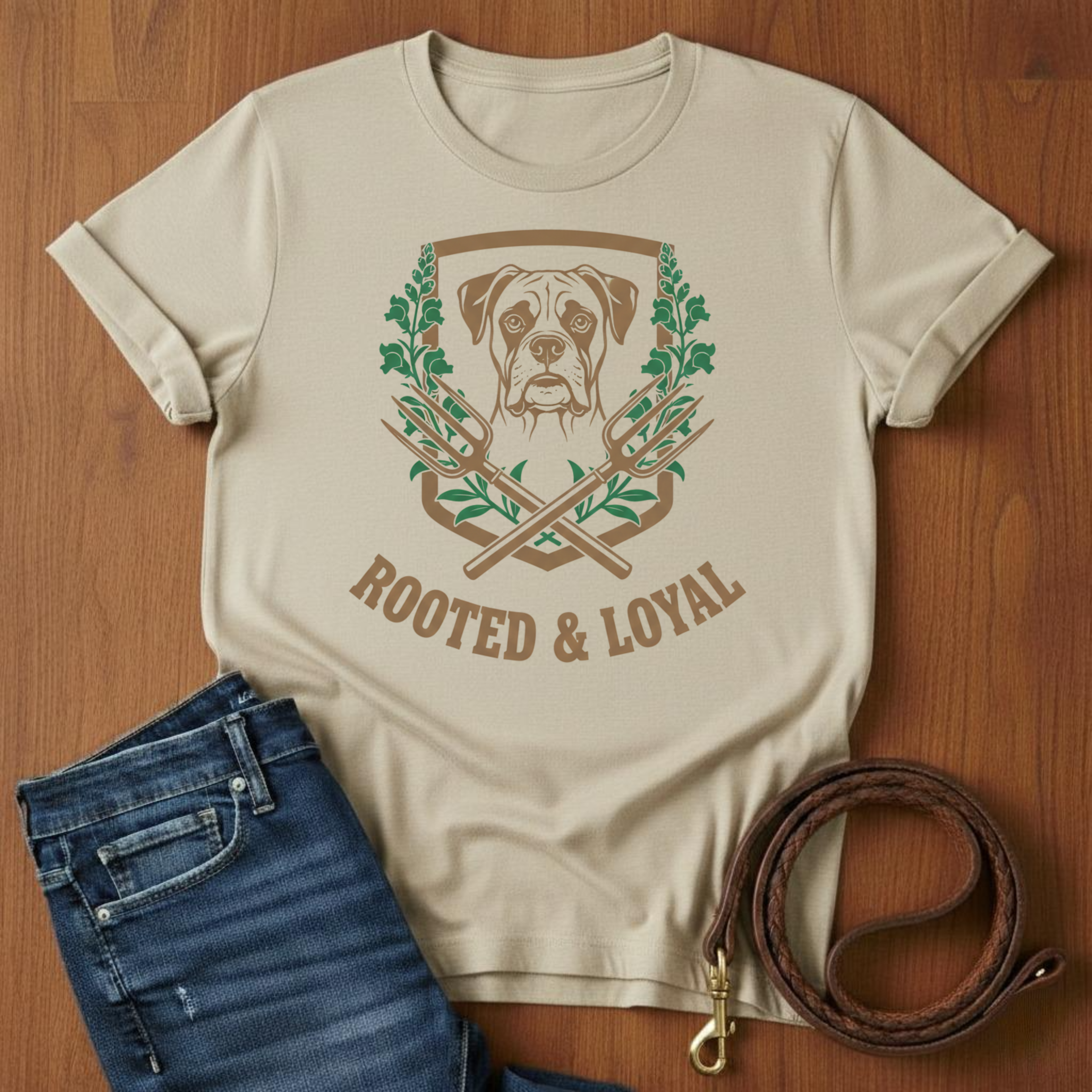 Rooted and Loyal Boxer T-Shirt