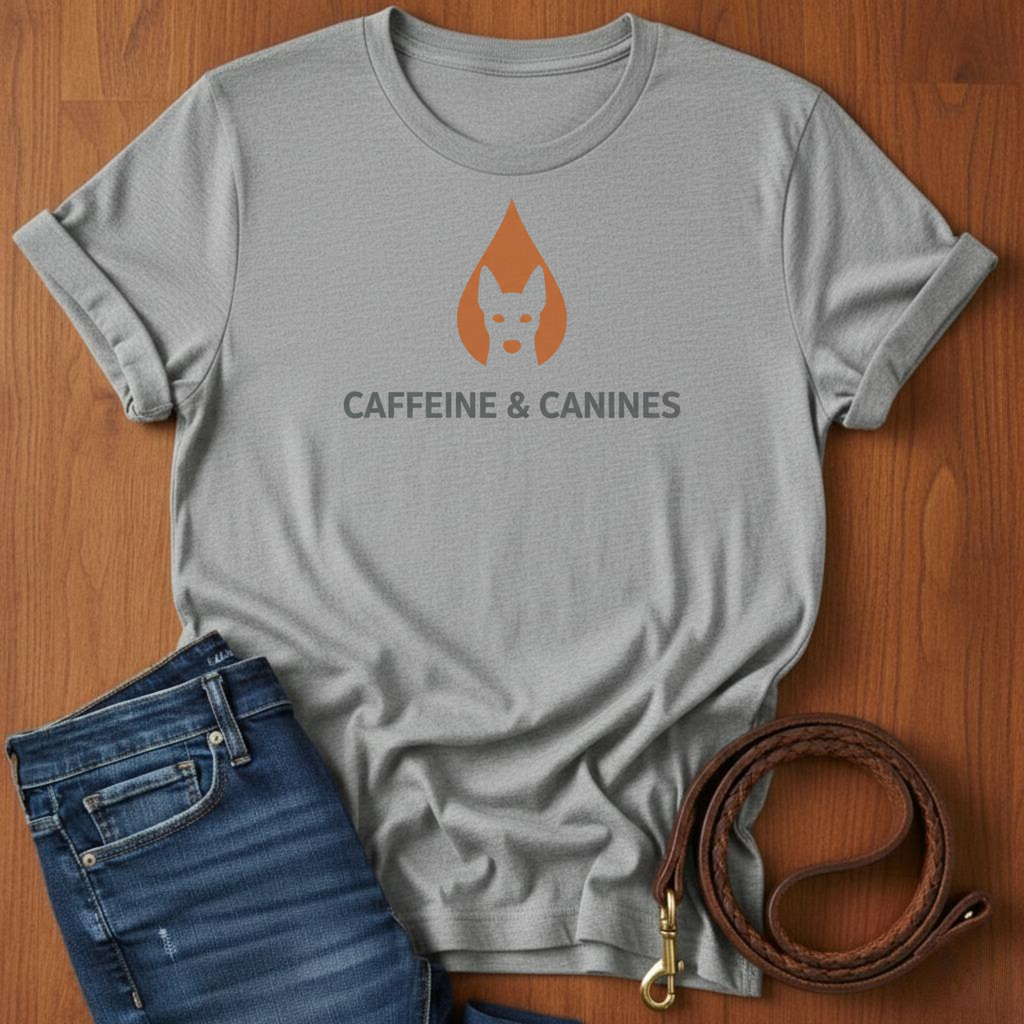 Caffeine and Canines T-Shirt