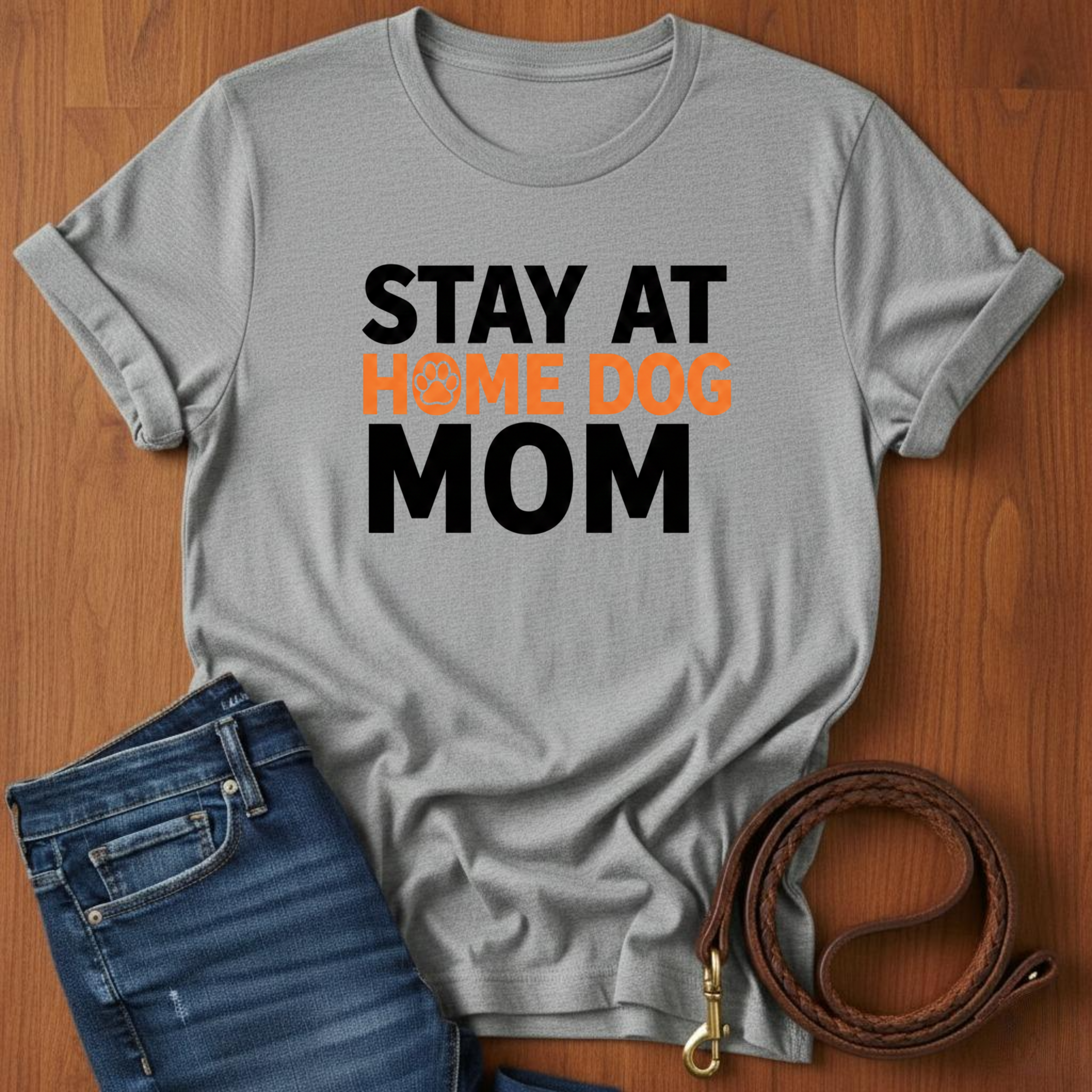 Stay At Home Dog Mom T-Shirt