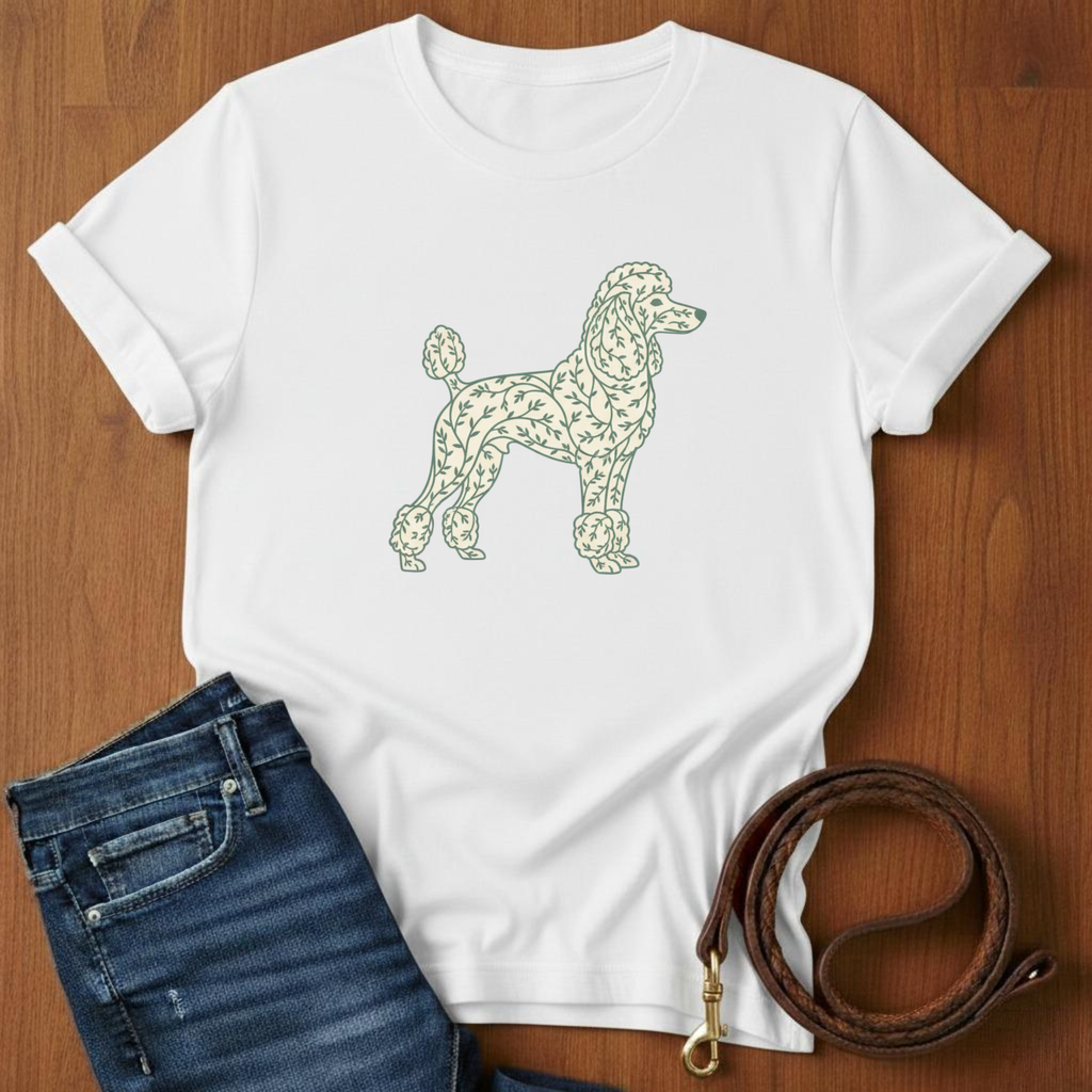 Willow Branch Poodle T-Shirt