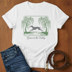 Grace in the Valley Greyhound T-Shirt — alternate color — Always My Dog