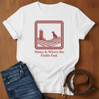 Home Is Where The Field Ends T-Shirt — alternate color — Always My Dog
