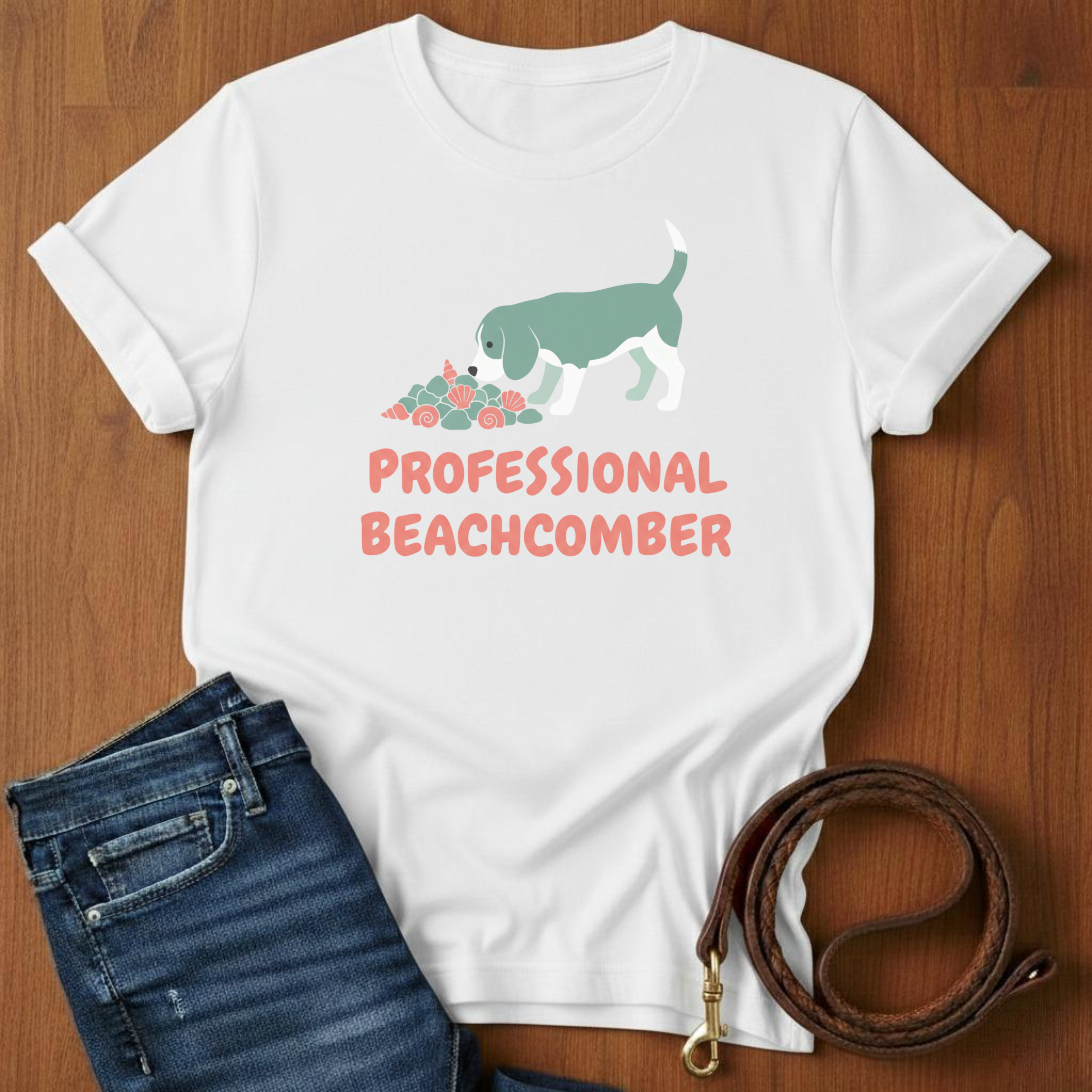 Professional Beachcomber Beagle T-Shirt