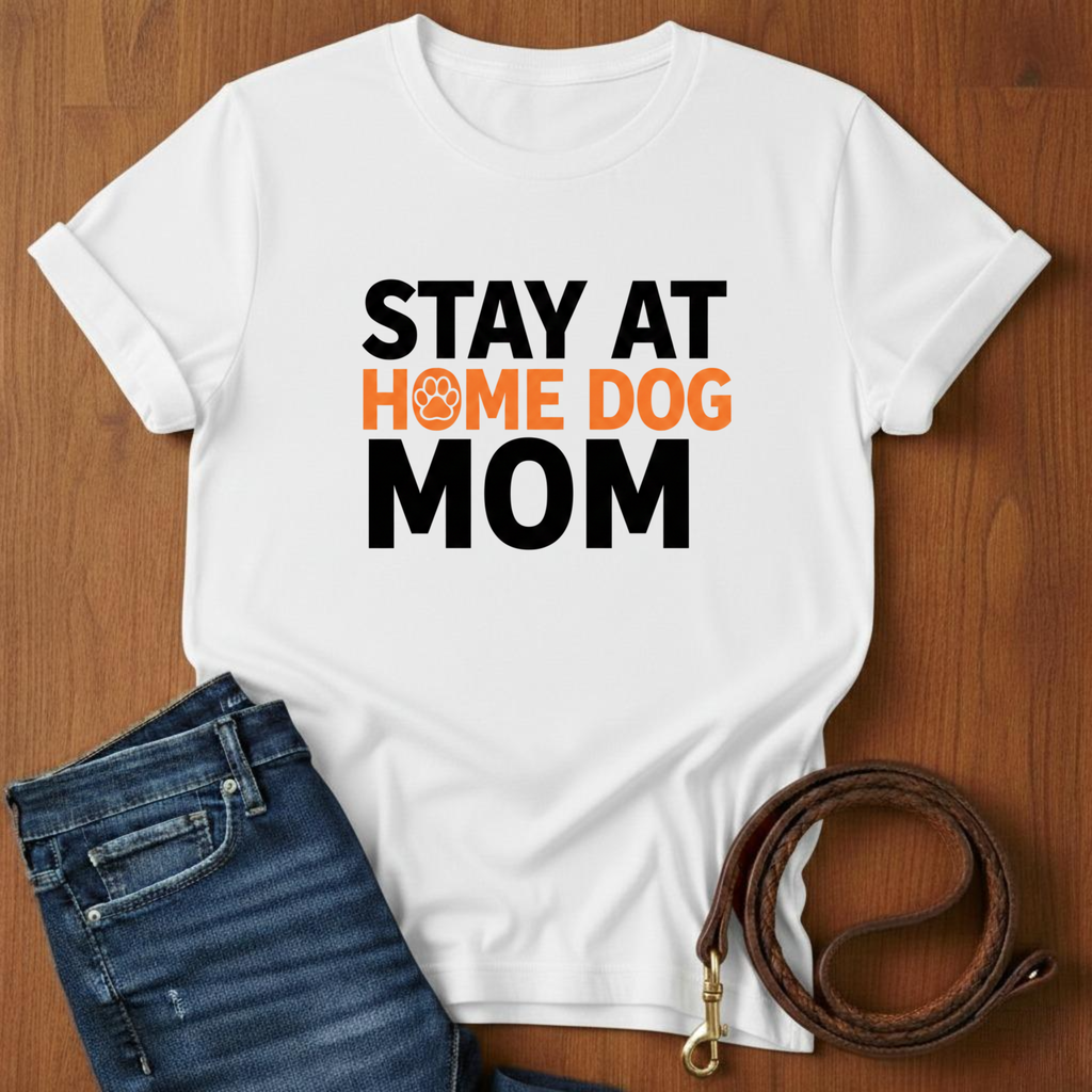 Stay At Home Dog Mom T-Shirt