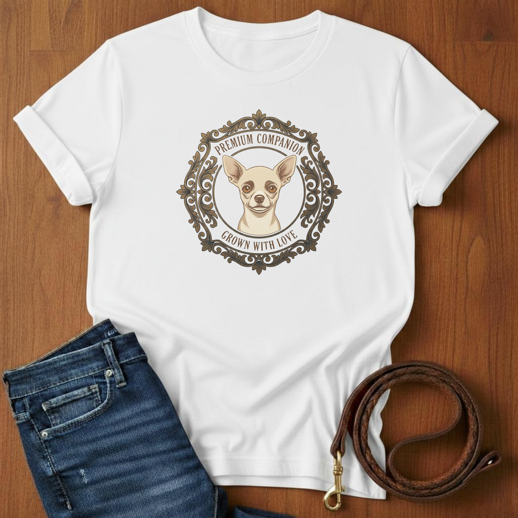 Premium Companion.  Grown With Love Chihuahua T-Shirt
