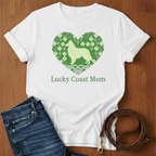 Lucky Coast Mom Sheltie T-Shirt — alternate color — Always My Dog
