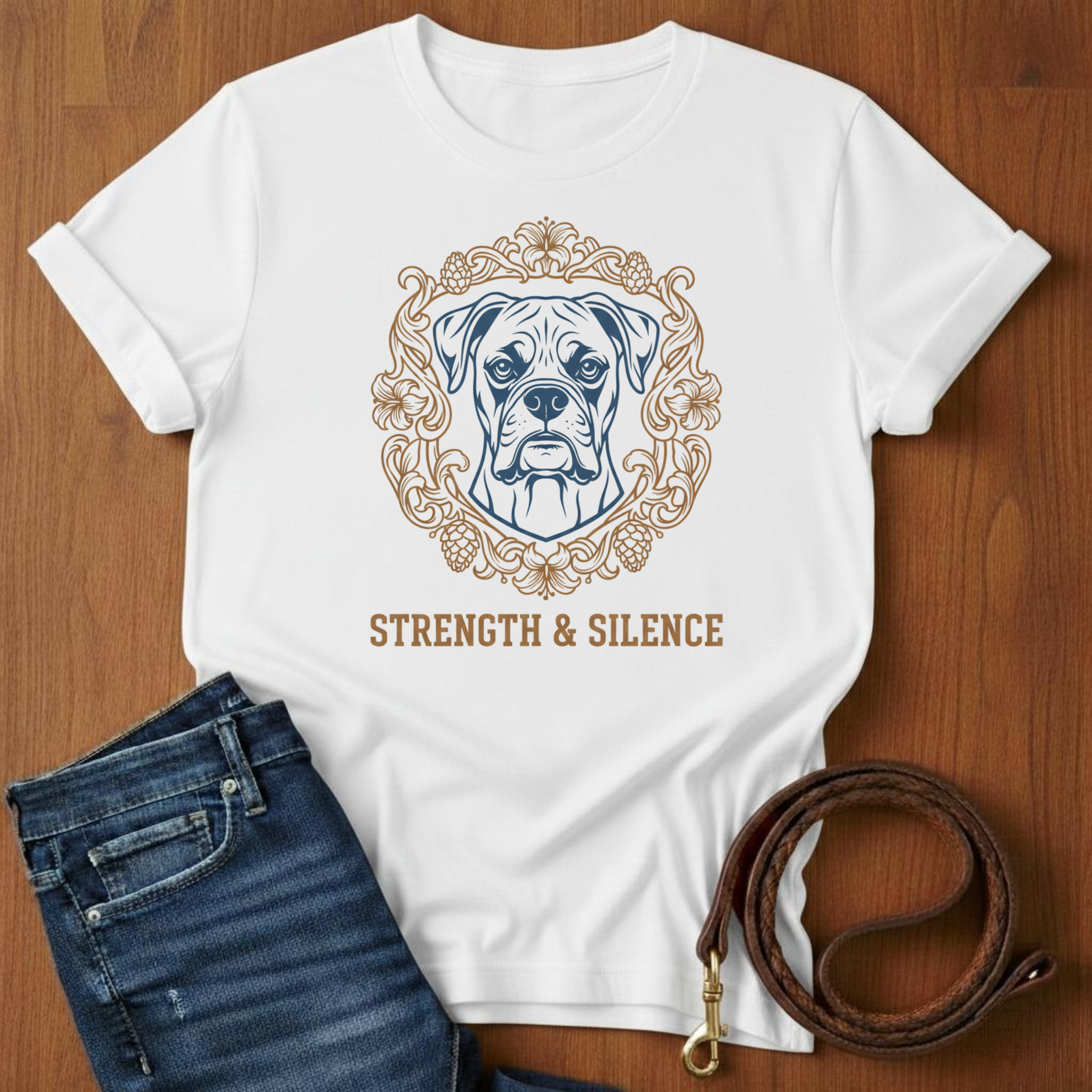 Strength & Silence Boxer T-Shirt