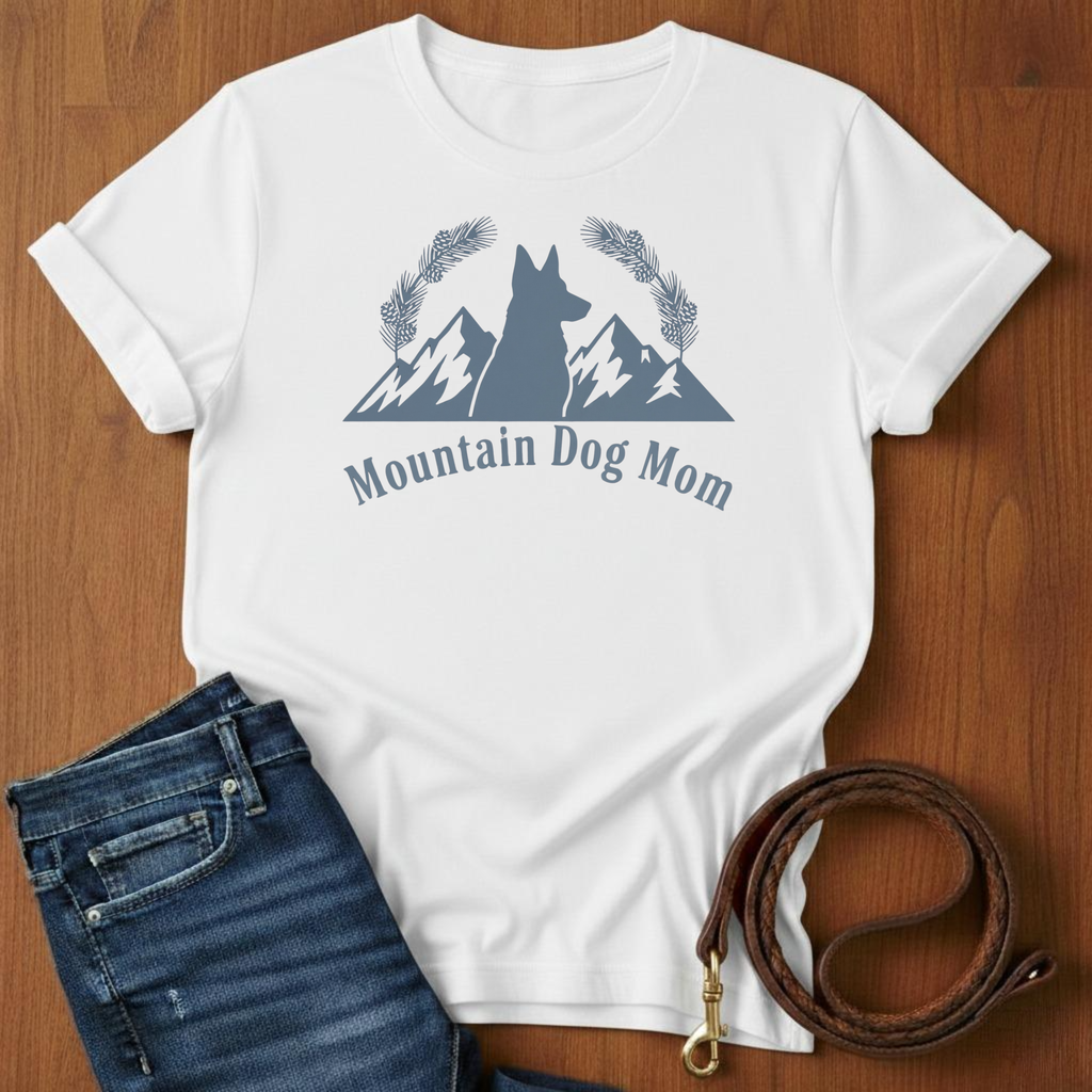 Mountain Dog Mom T-Shirt — alternate color — Always My Dog