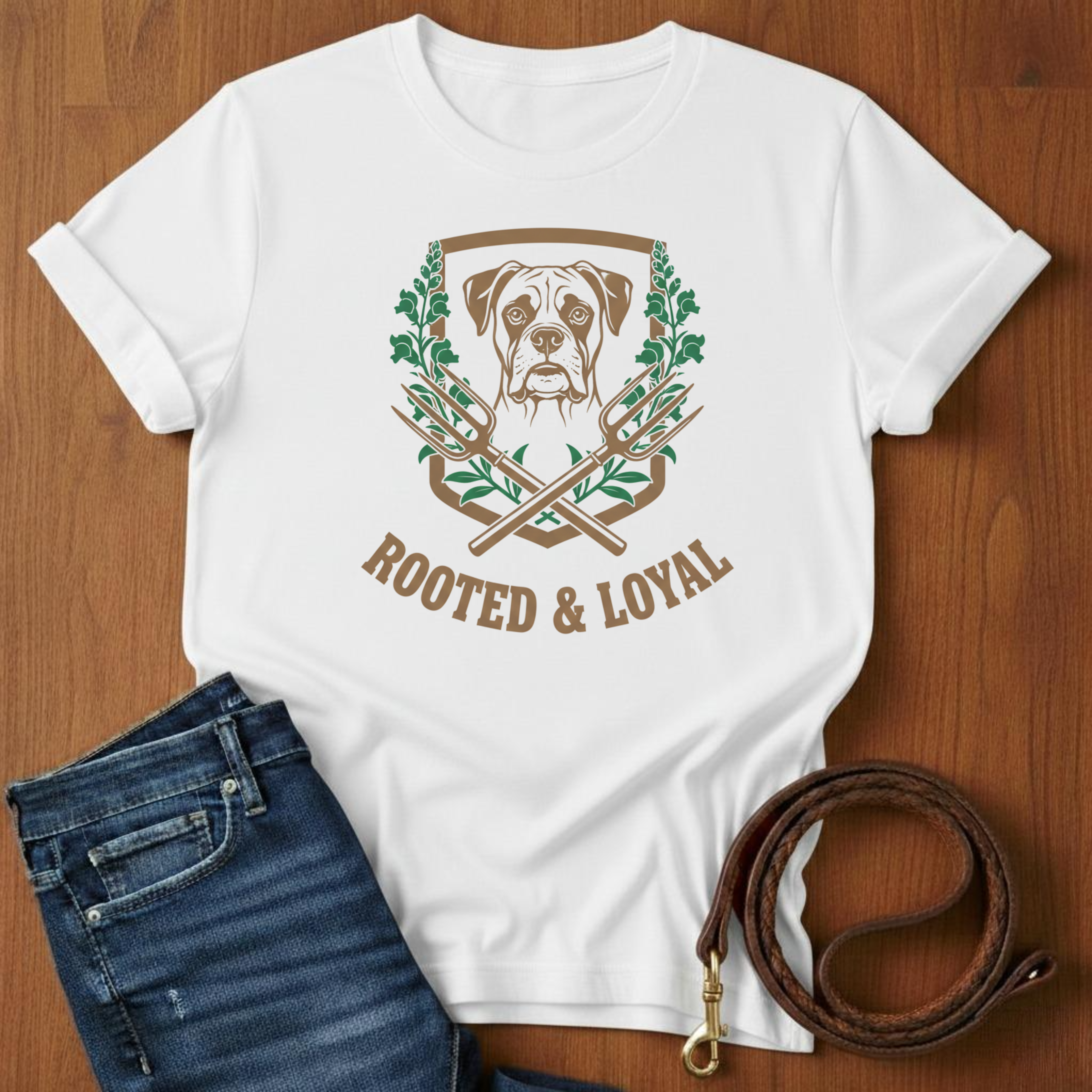 Rooted and Loyal Boxer T-Shirt