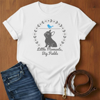Little Moments, Big Fields French Bulldog T-Shirt — alternate color — Always My Dog
