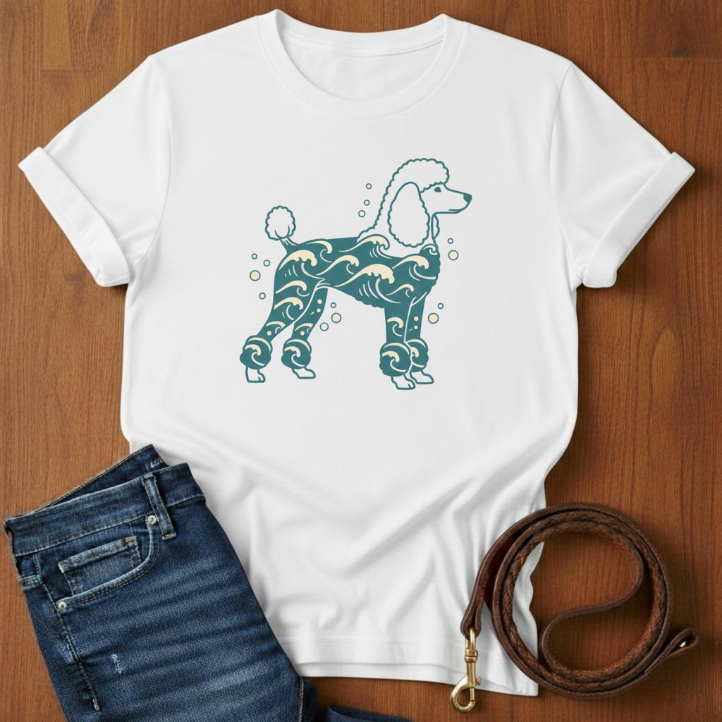 Poodle and Waves T-Shirt